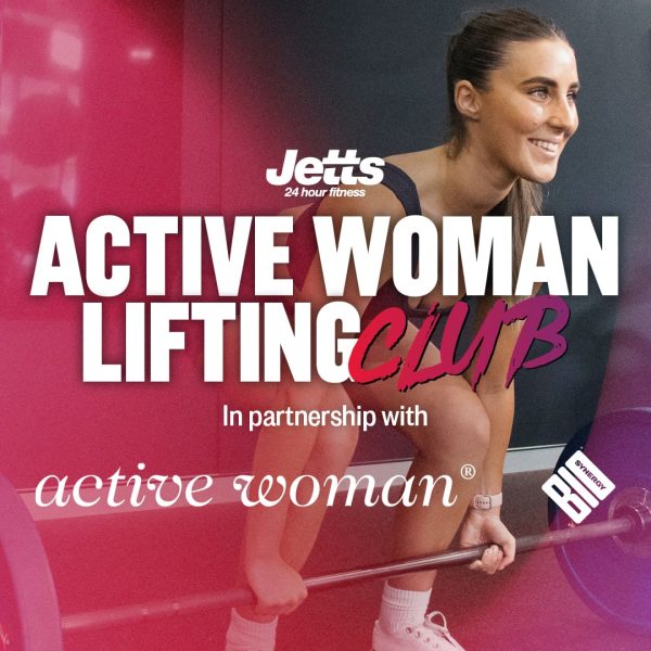 Jetts B2B Social Graphic - Active Woman Lifting Club